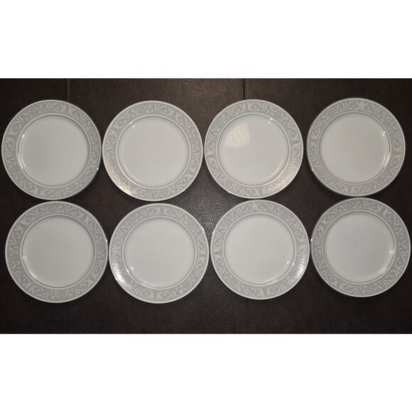 8 Imperial China by W. Dalton 5671 Whitney 7 1/2" Salad Dessert Plates - Picture 1 of 4
